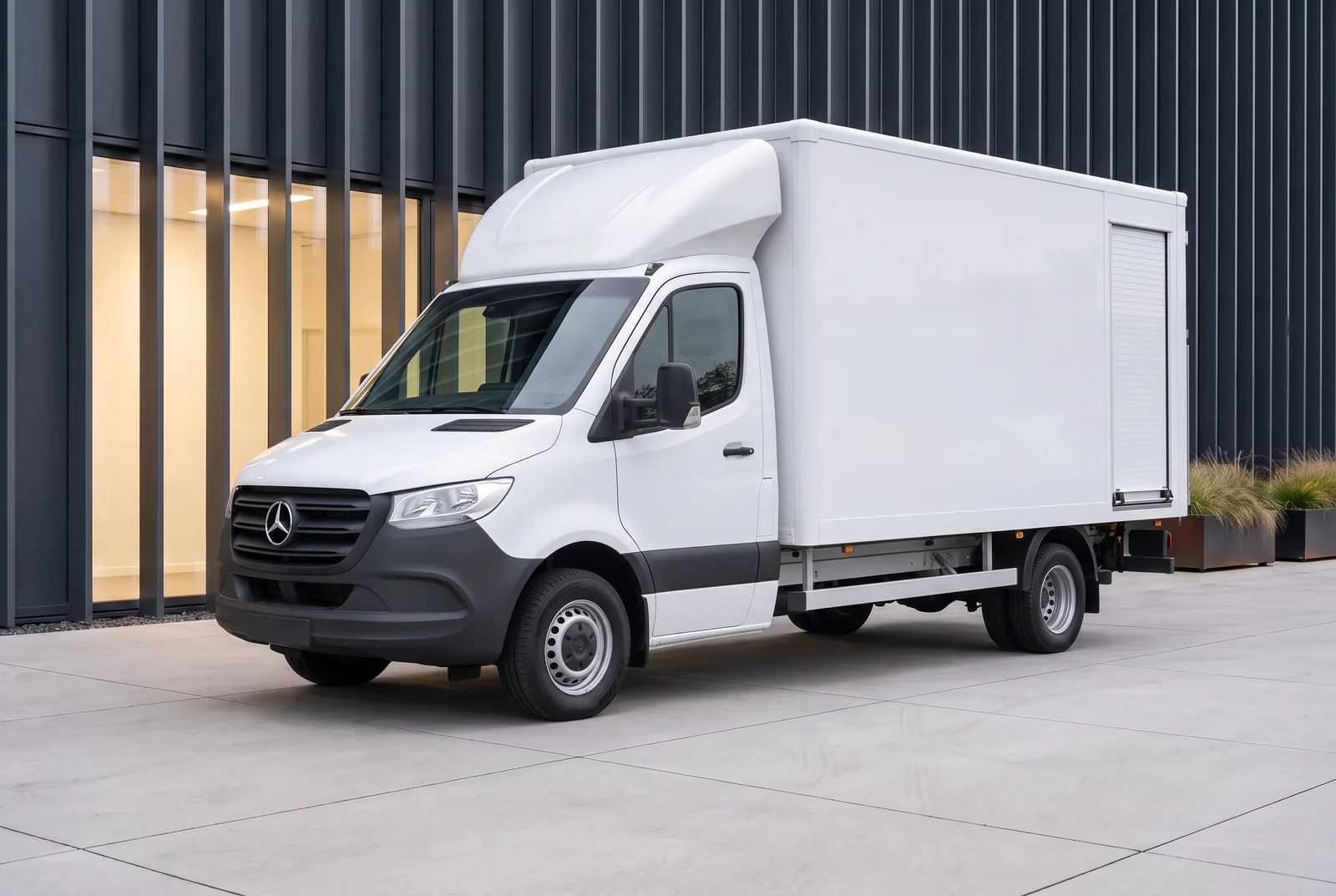Bakwagen zonder bestickering