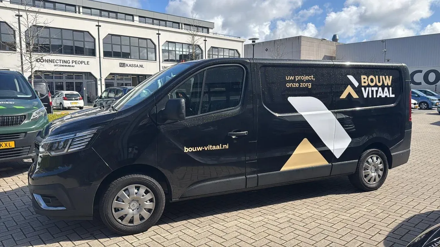 Bestelbus Bouw Vitaal: Groot pakket — bestelbus + aanhanger